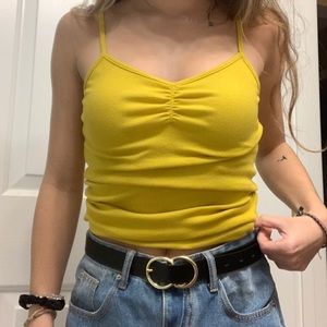 Simple Yellow Soft Tank (Great for Layering!)